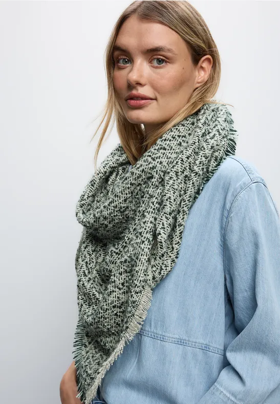Foulard triangulaire bouclé null