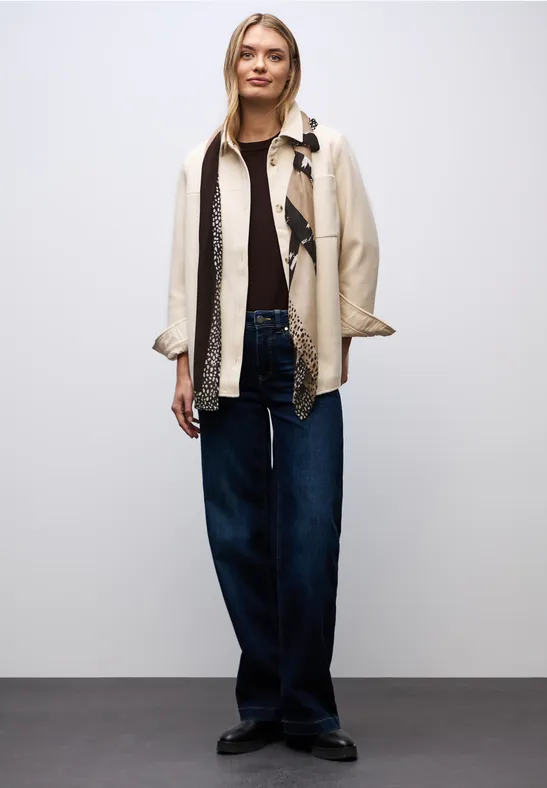 Gemustertes Tuch sanded beige