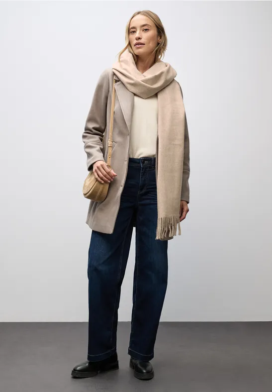 Softer Schal mit Dekosteinen sanded beige mel.