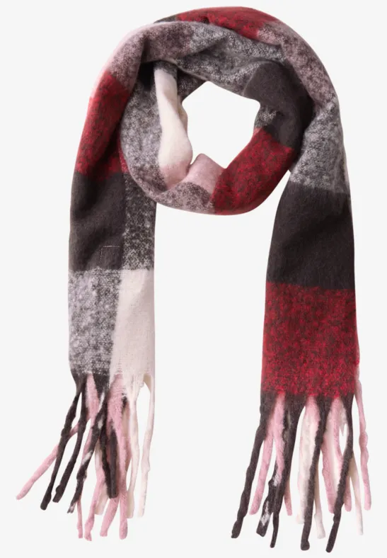Kuscheliger Madras Schal multicolor