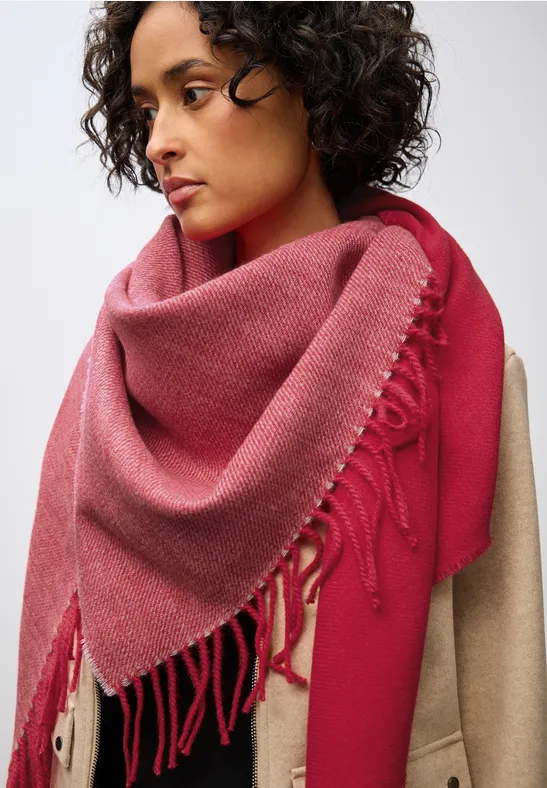Softer Two-Tone Schal racing red