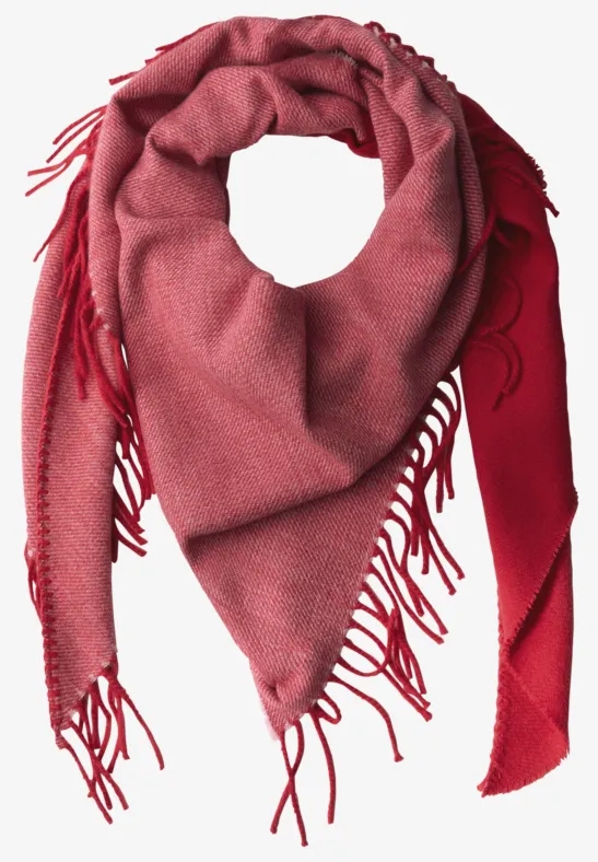 Softer Two-Tone Schal racing red