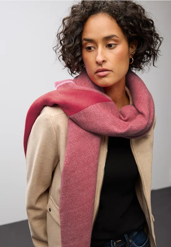 Softer Two-Tone Schal racing red