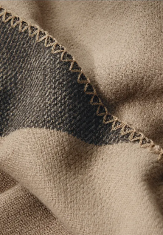 Softer Two-Tone Schal flowing beige