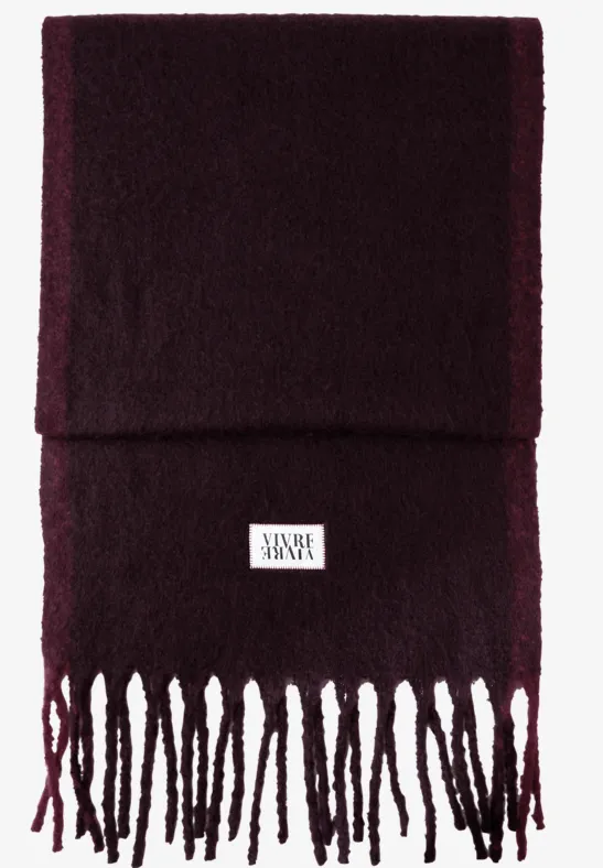 Écharpe douillette noble red