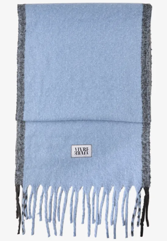 Kuscheliger Schal frosted blue