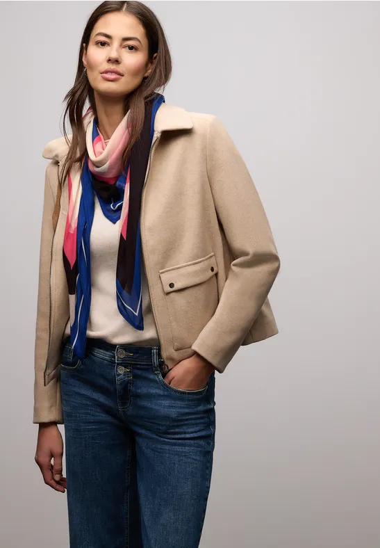 Sjaal met patroon multicolor