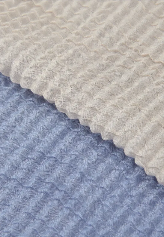 Schal mit Farbverlauf frosted blue