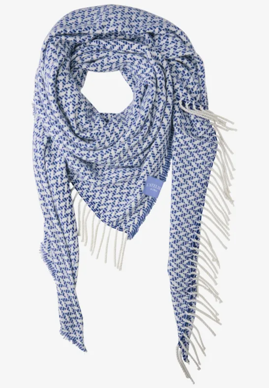 Gedessineerde driehoekige sjaal null