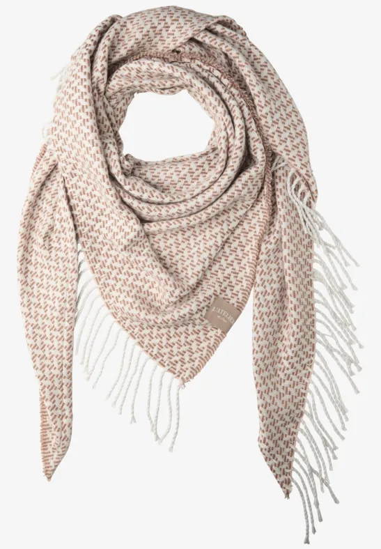 Gedessineerde driehoekige sjaal null