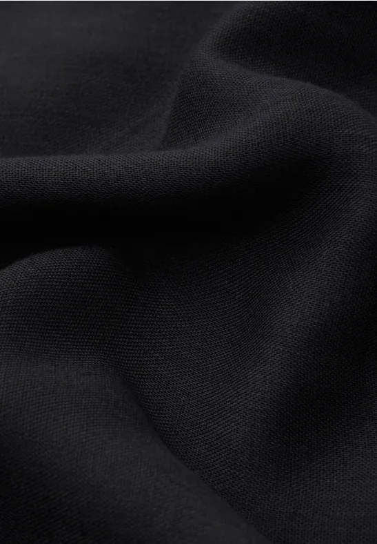 Loop Schal in Unifarbe Black