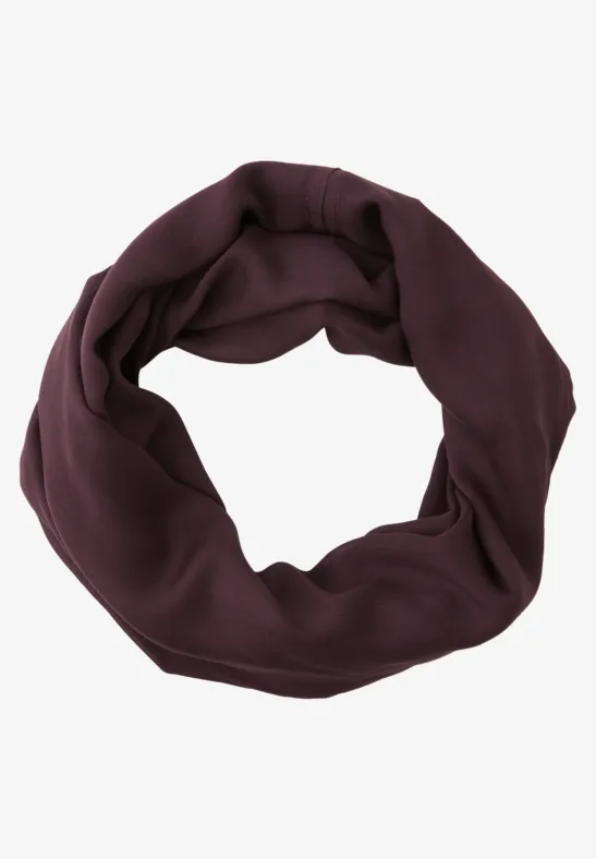 Écharpe loop en couleur unie Jazz Berry