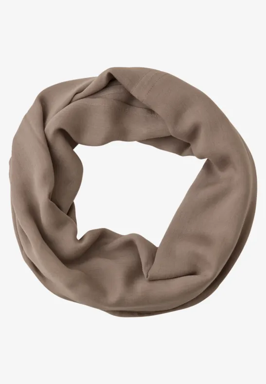 Loop Schal in Unifarbe light terra mocha