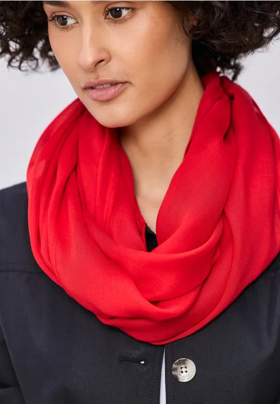 Szalik Loop w jednolitym kolorze salsa red