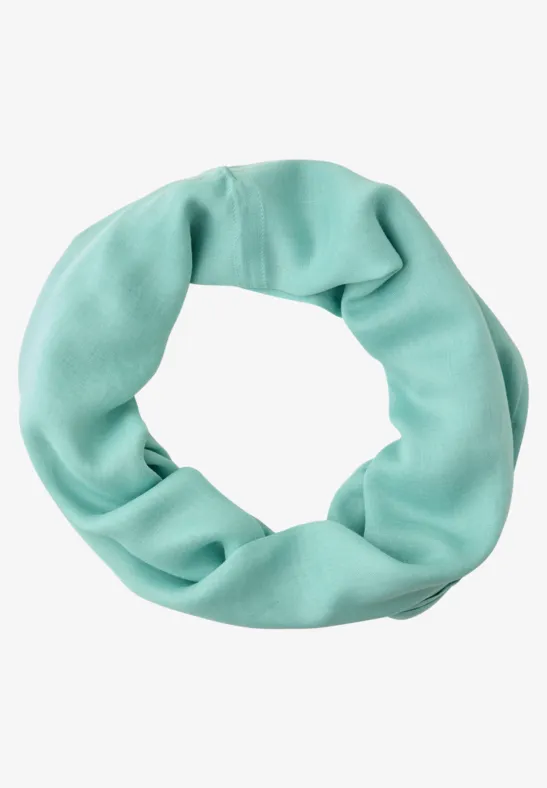 Loop Schal in Unifarbe misty mint
