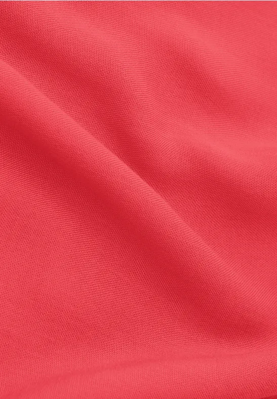 Loop Schal in Unifarbe sunset red