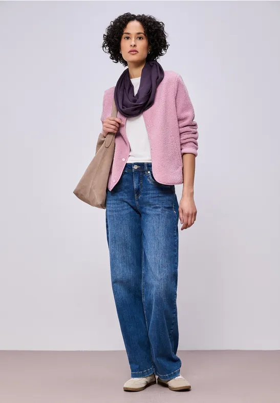 Loop Schal in Unifarbe mystic purple