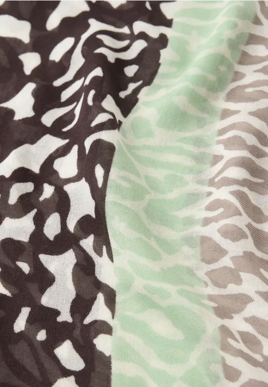 Sjaal met lusjespatroon molten earth