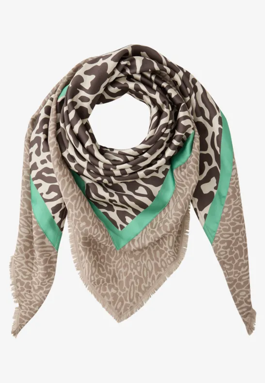 Leo Dreieckstuch cotton beige