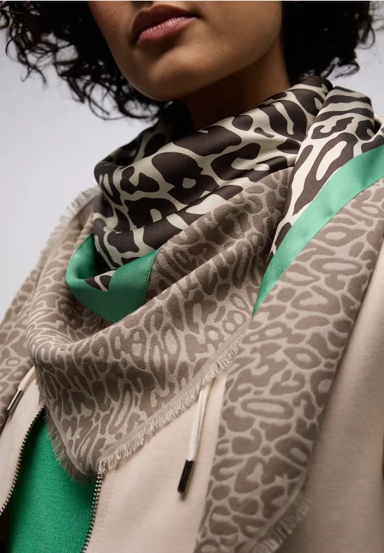 Leo Dreieckstuch cotton beige