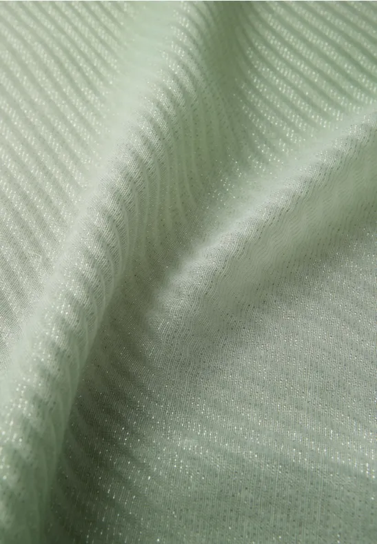 Sjaal met glitterdetails dark mint green