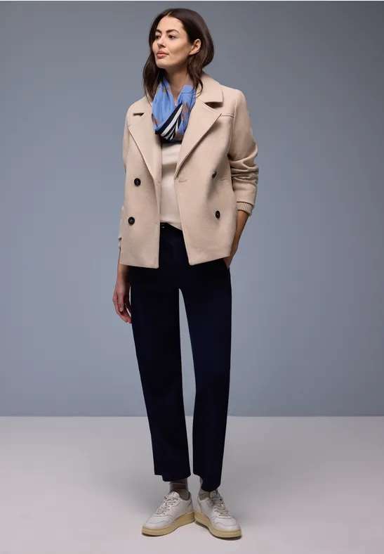 Sjaal met lusjespatroon bonnet blue