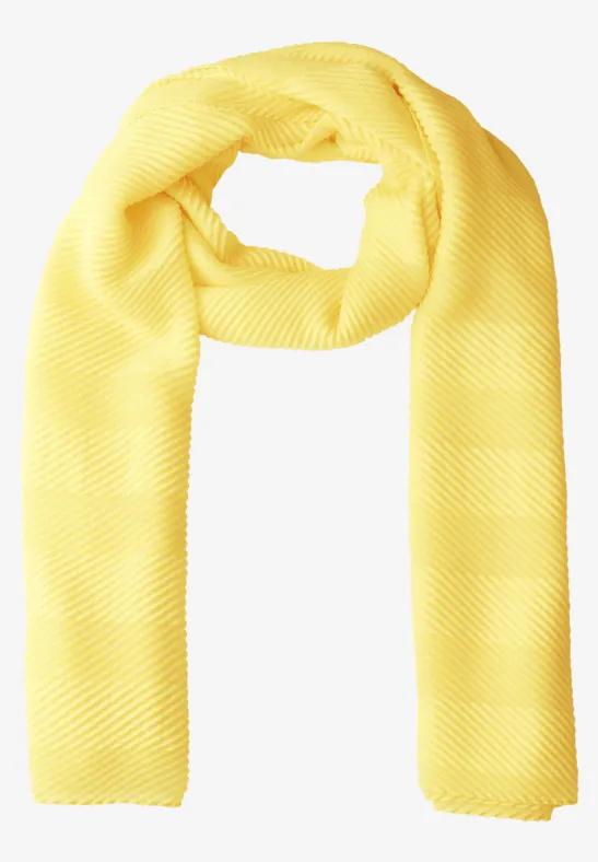 Gestreifter Schal bloom yellow