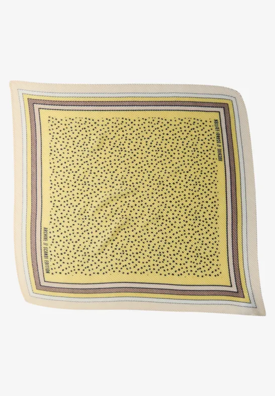 Gemustertes Tuch bloom yellow