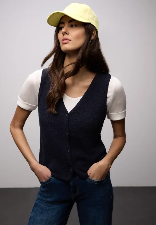 Washed-Look Cap bloom yellow