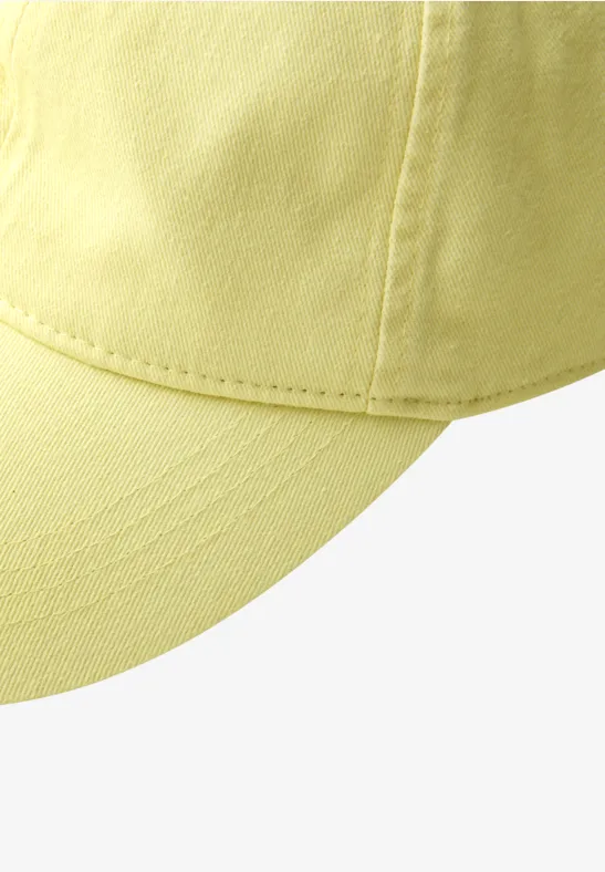 Washed-Look Cap bloom yellow