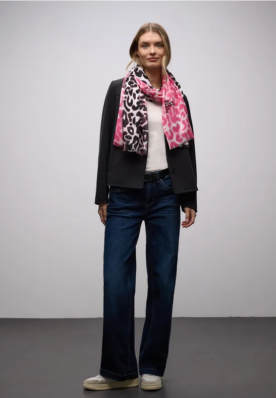 Sjaal Leo light coral pink