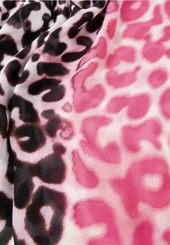 Sjaal Leo light coral pink