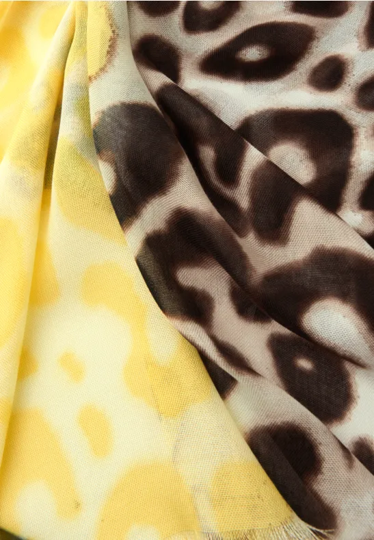 Sjaal Leo bloom yellow