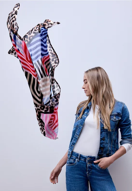 Wording Artwork Leo Foulard multicolor