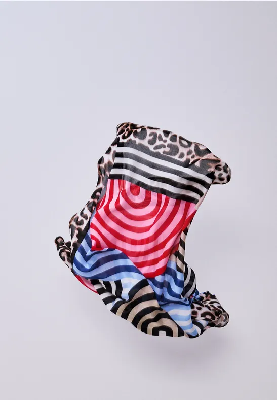 Wording Artwork Leo Foulard multicolor