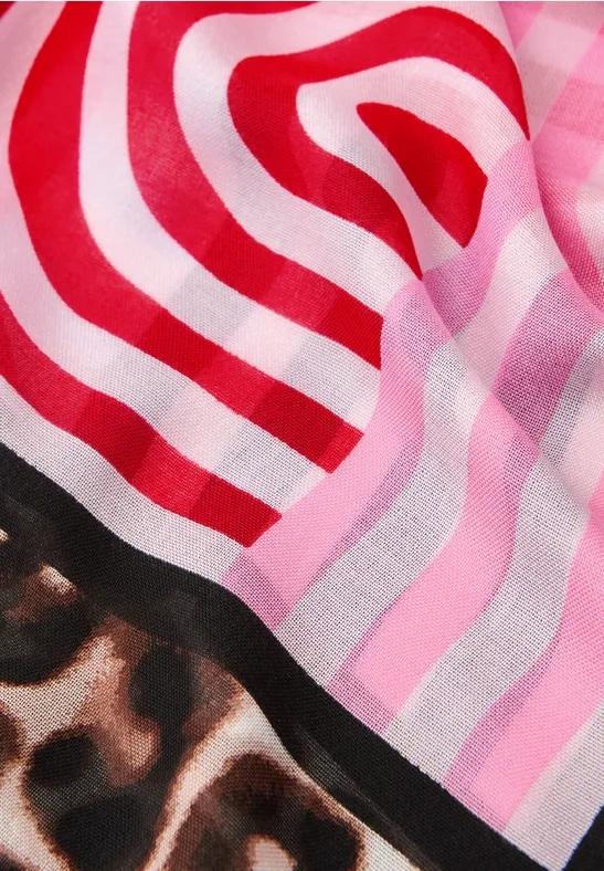 Wording Artwork Leo Foulard multicolor