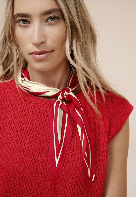 Nicki foulard salsa red