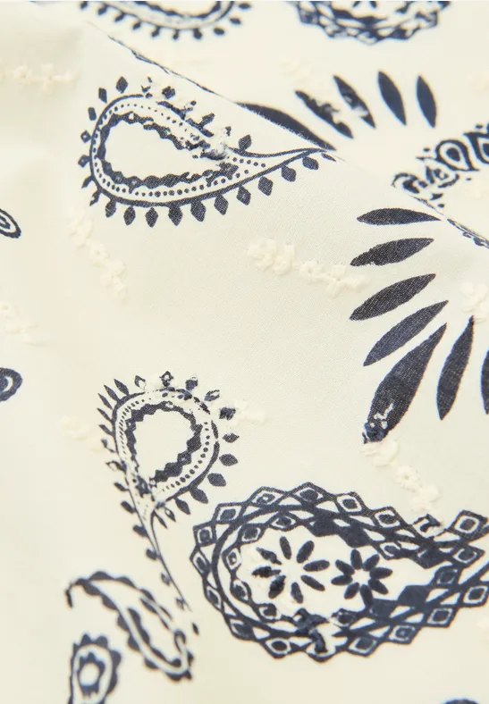 Wzorzysta bandana shadowed navy