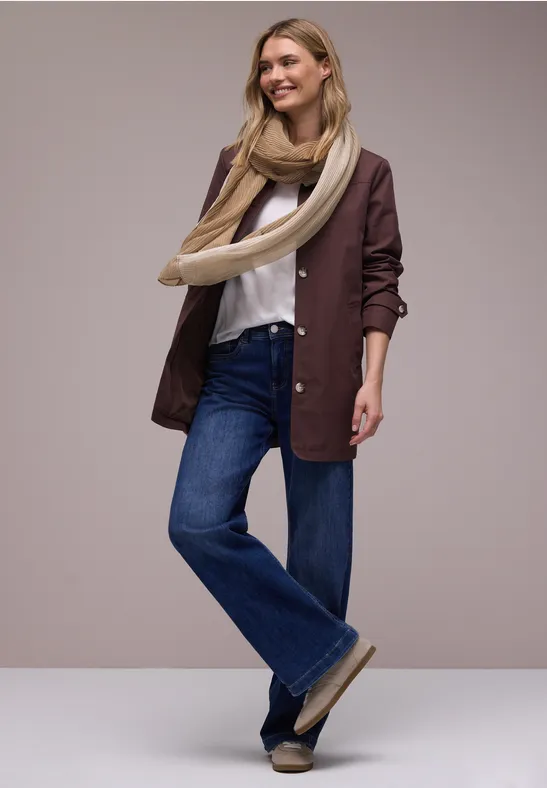 Schal mit Farbverlauf hatch brown