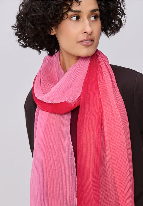 Schal mit Farbverlauf salsa red