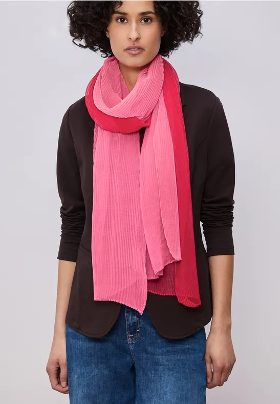 Schal mit Farbverlauf salsa red