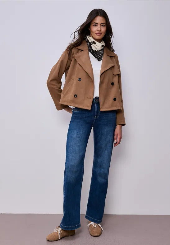 Nicki sjaal met stippenpatroon espresso brown