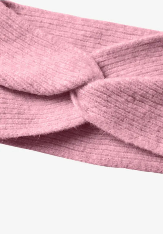 Feinstrick Stirnband in Unifarbe vintage blush mel.
