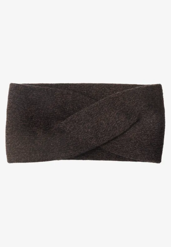 Stirnband in Melange-Optik Black