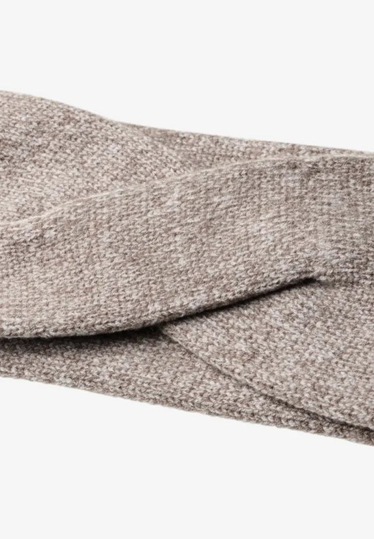 Stirnband in Melange-Optik Muddy Mocha