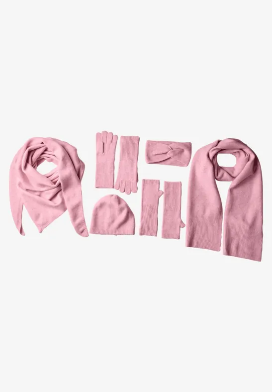 Feinstrick Handschuhe in Unifarbe vintage blush mel.