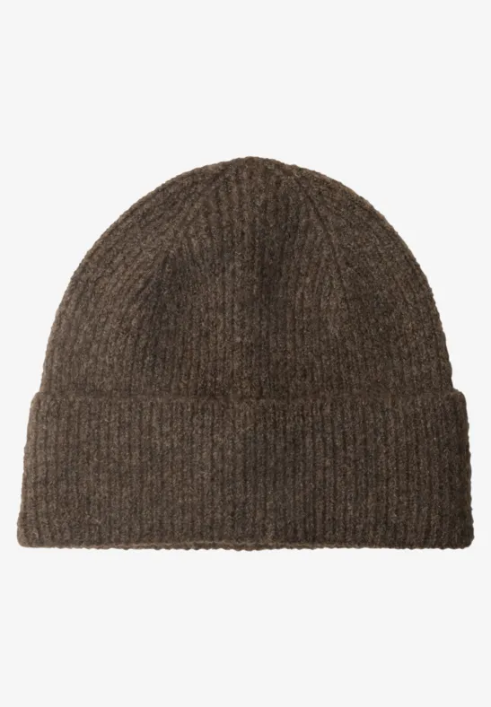 Beanie im Melange-Look auburn brown mel.
