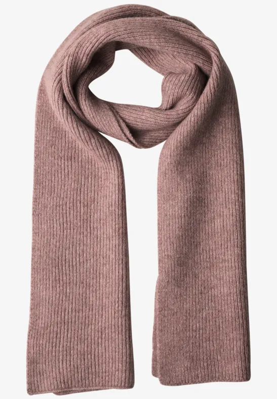 Écharpe au look chiné vintage blush mel.