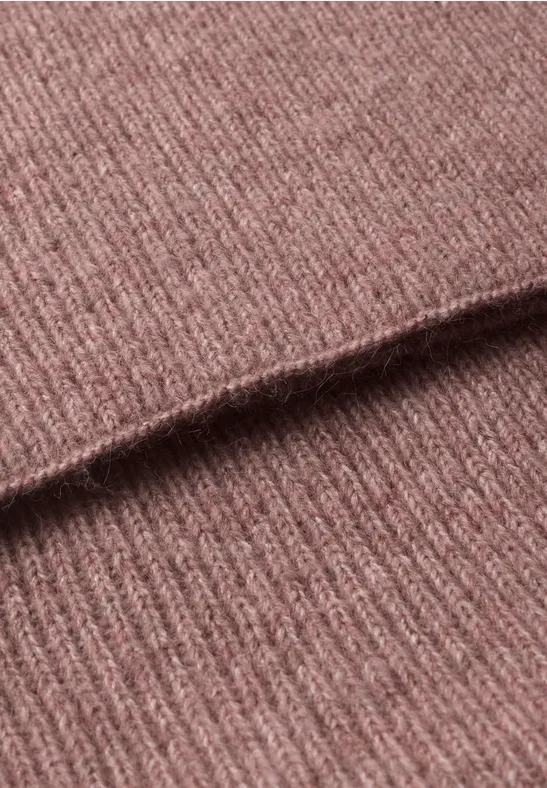 Écharpe au look chiné vintage blush mel.