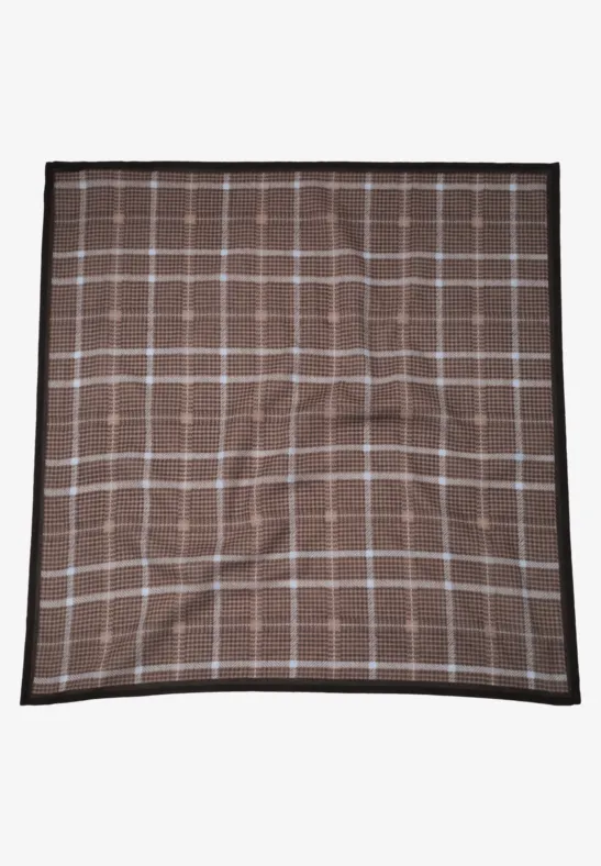 Bandana mit Karomuster silk brown